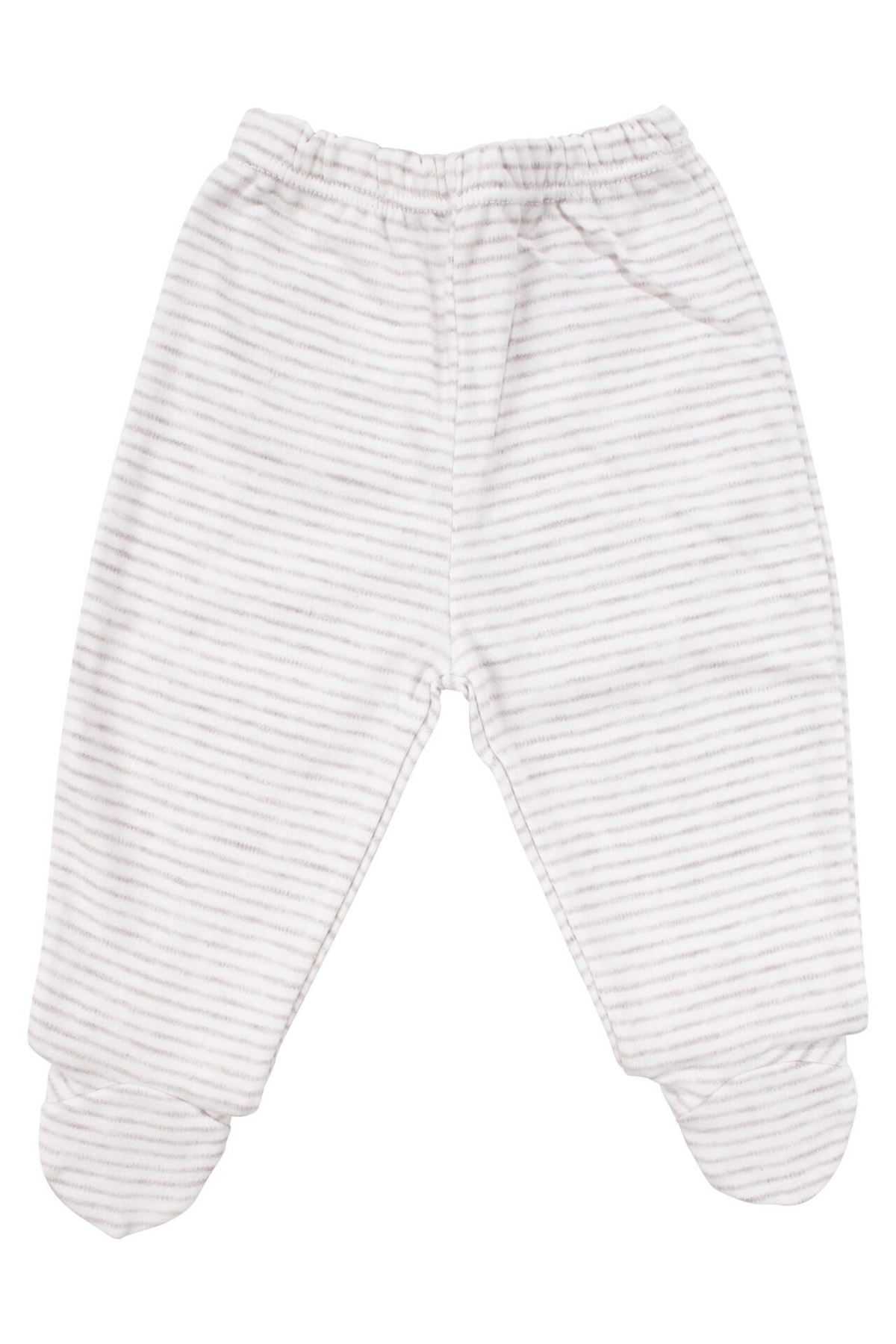 Unisex Ekru Very Cute Nakışlı 5 Parça Organik Hastane Çıkış Seti