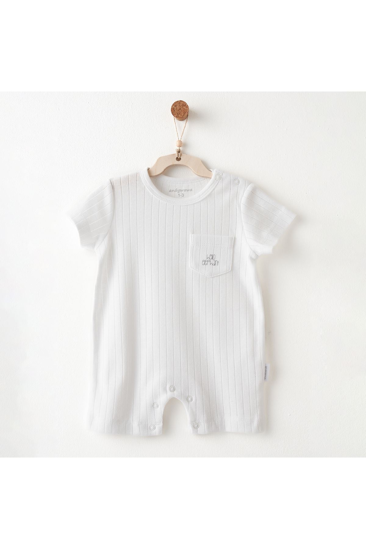 Andywawa AC26588 Hello Elephant Tulum White