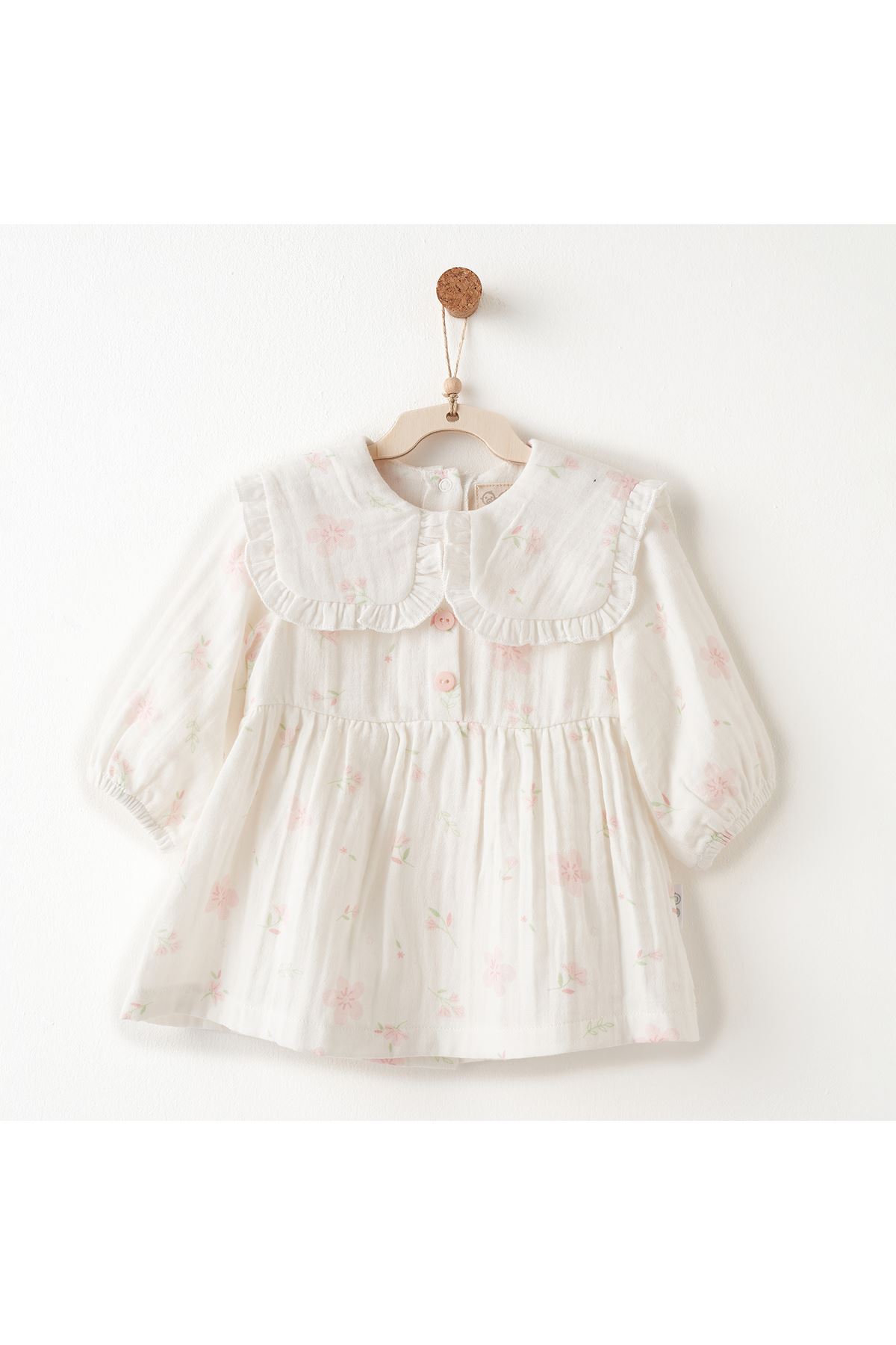 Andywawa AC26622 Lovely Day Elbise Ekru