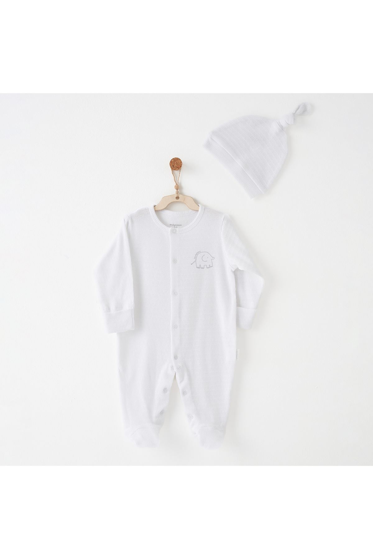 Andywawa AC26766 Special Modal Tulum Takım White