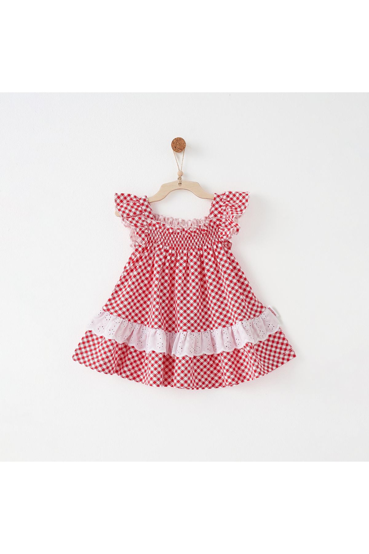 Andywawa AC26689 Herry Chatty Elbise Red