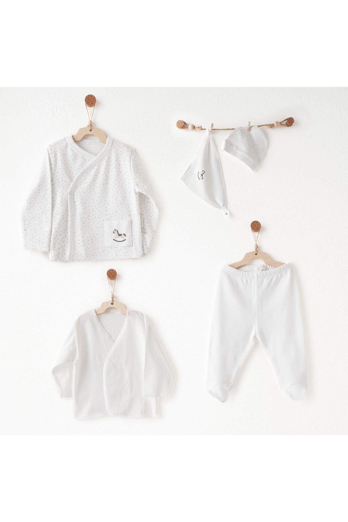 Andywawa AC26750 My Little World 5li Hastane Çıkışı White