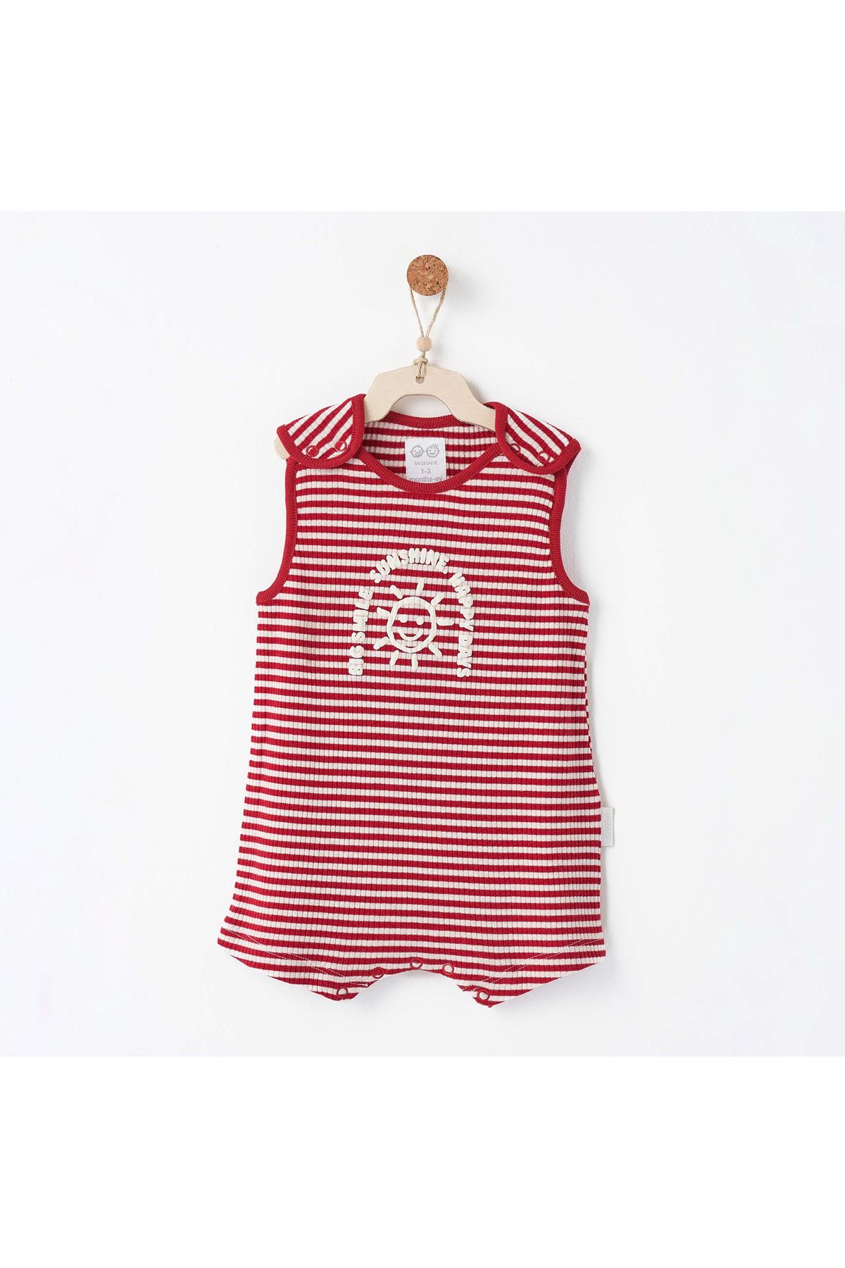 Andywawa AC26670 Bamboo Striped Tulum Red