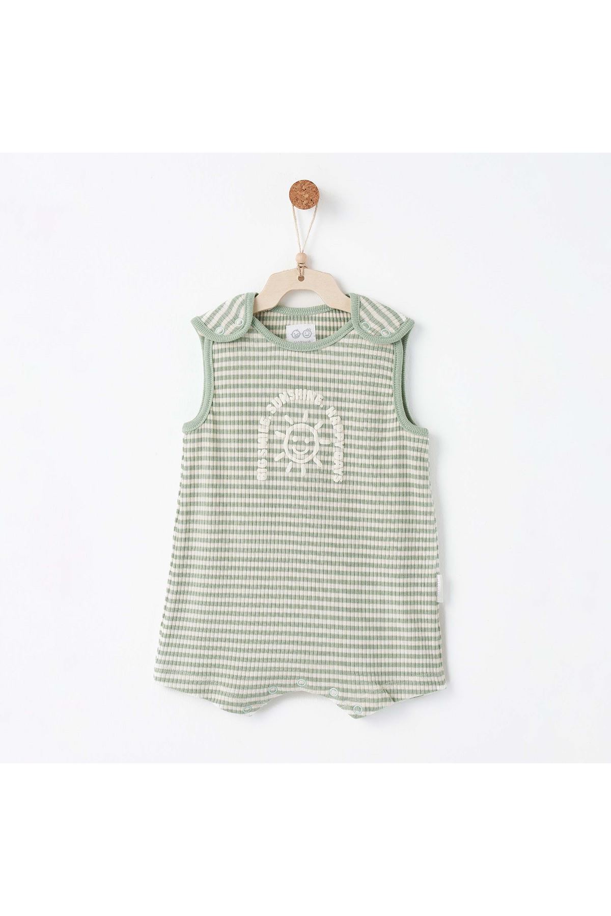 Andywawa AC26670 Bamboo Striped Tulum Green