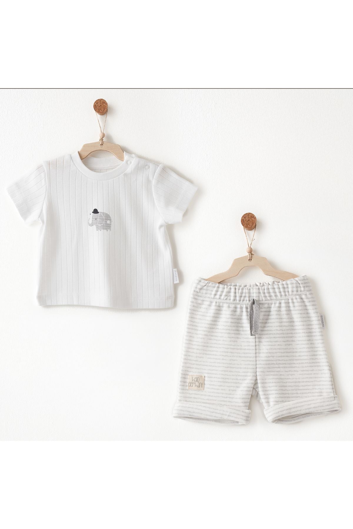 Andywawa AC26590 Hello Elephant 2li Takım White