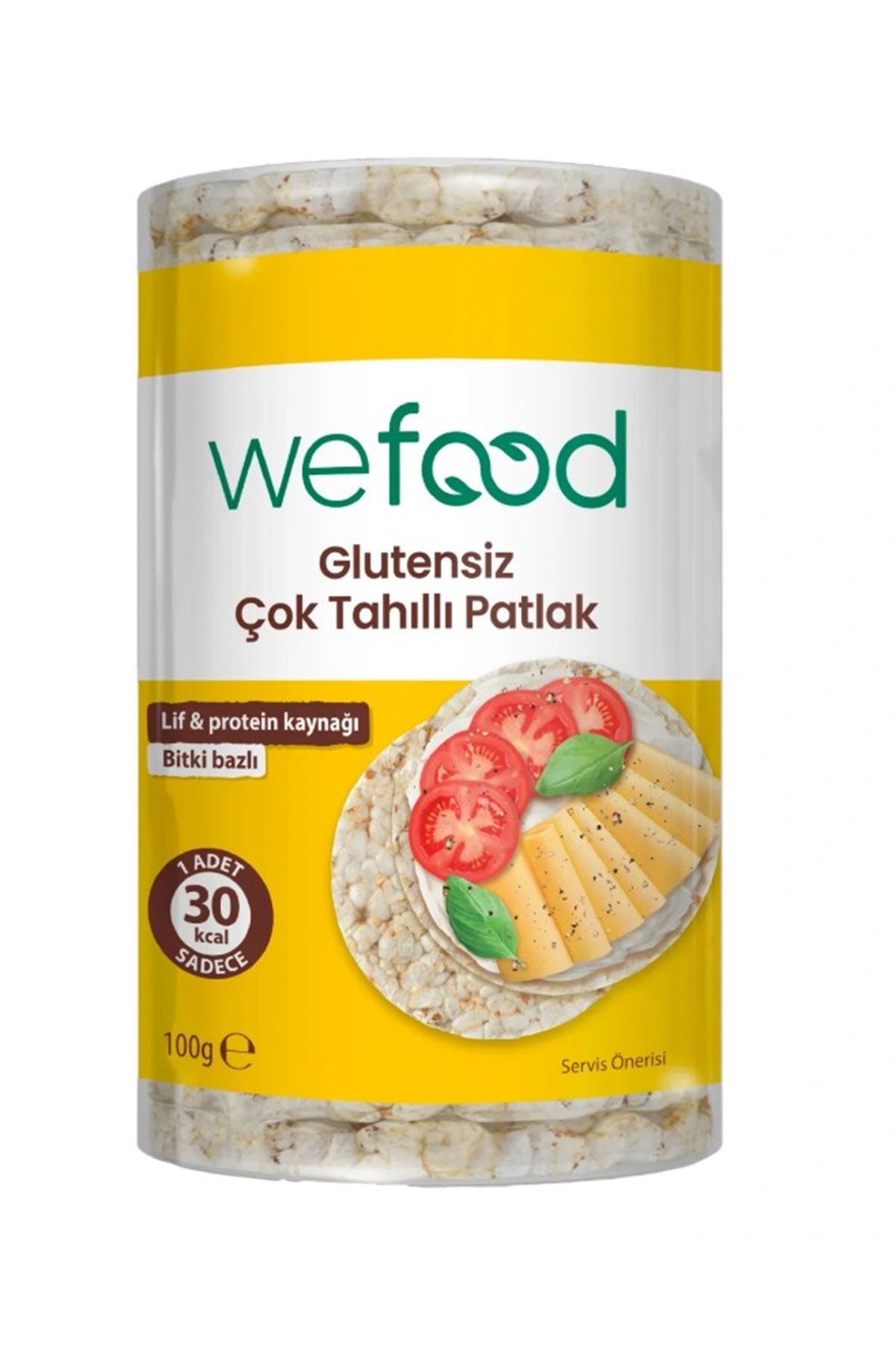 Wefood Çok Tahıllı Pirinç Patlağı 100 Gr