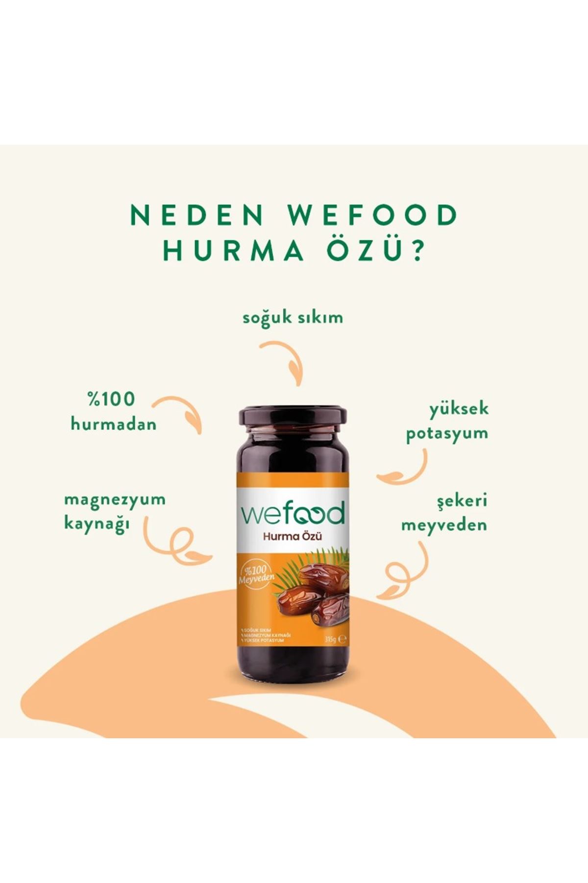 Wefood Hurma Özü 315 Gr