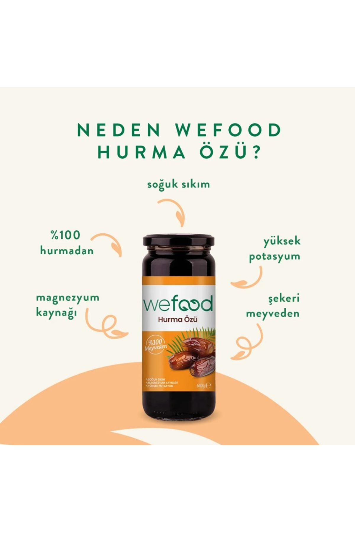 Wefood Hurma Özü 640 Gr