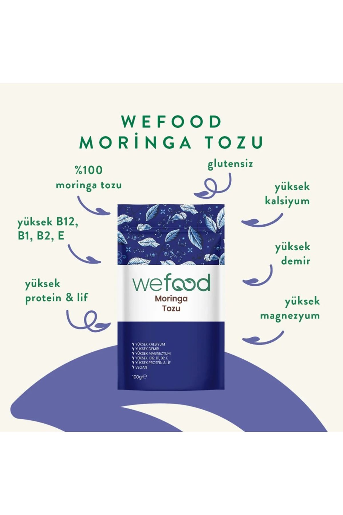 Wefood Moringa Tozu 100 Gr