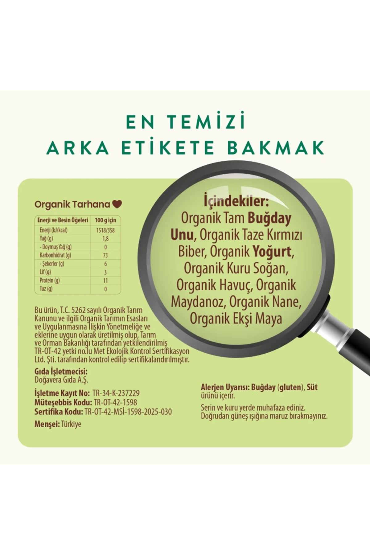 Wefood Organik Tarhana 400 Gr