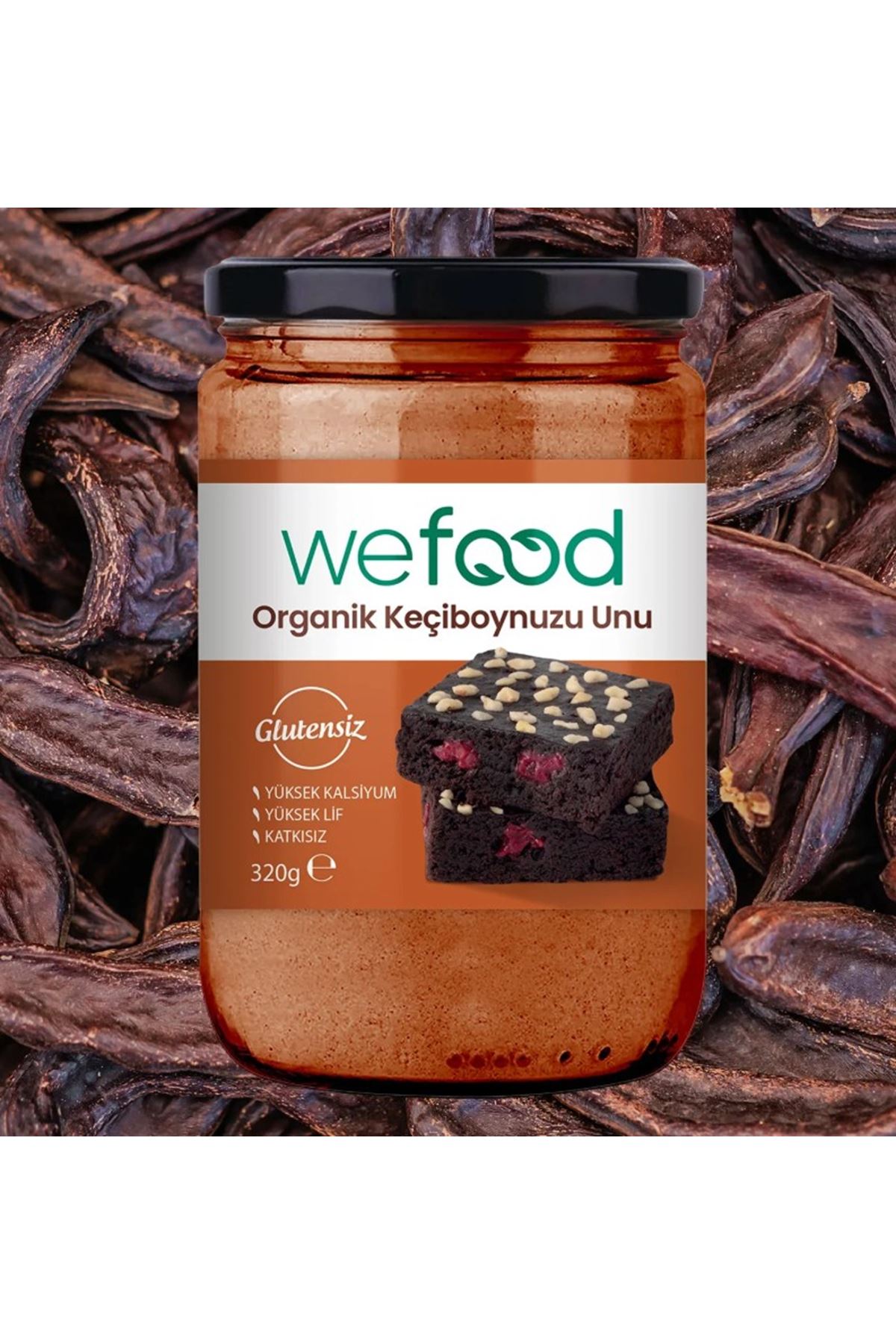 Wefood Organik Keçiboynuzu Unu 320 Gr