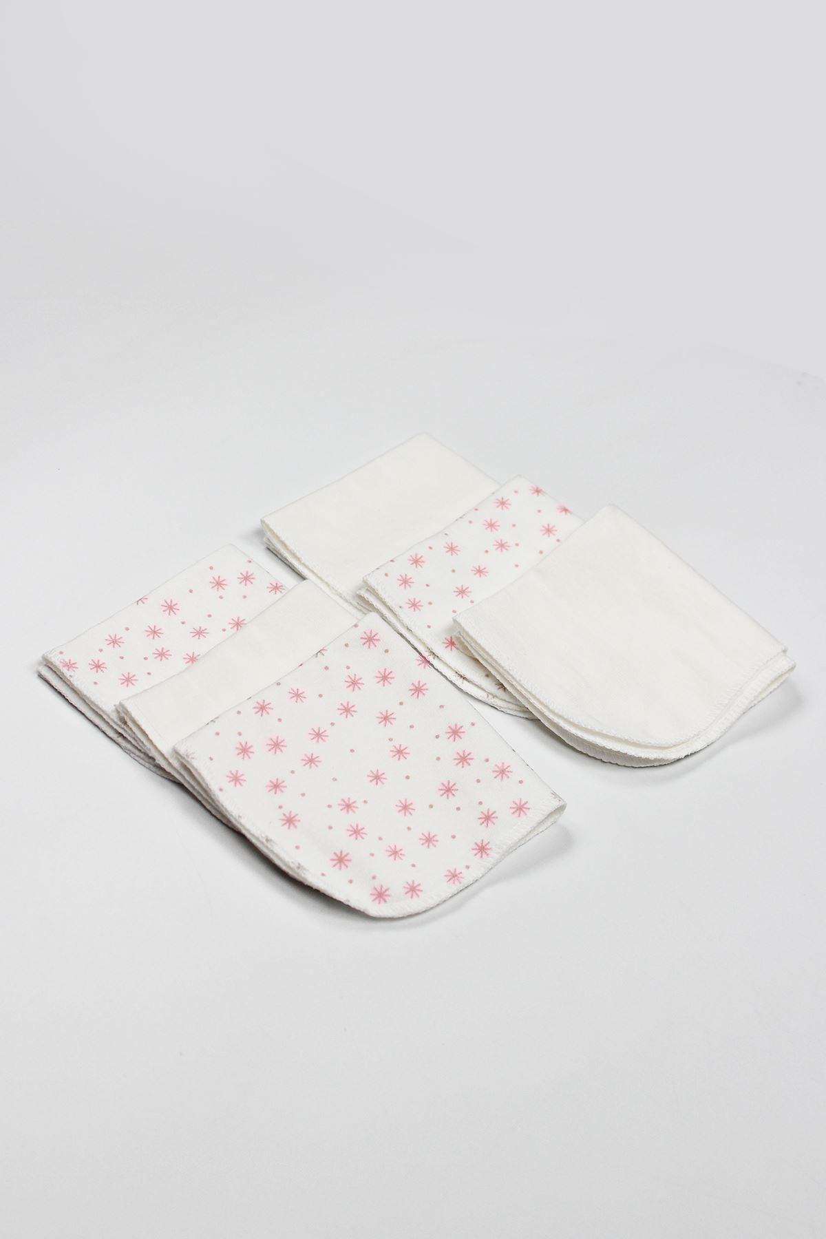 Bistyle Stars Kutulu 6lı Penye Mendil 20x20 90104 Pudra