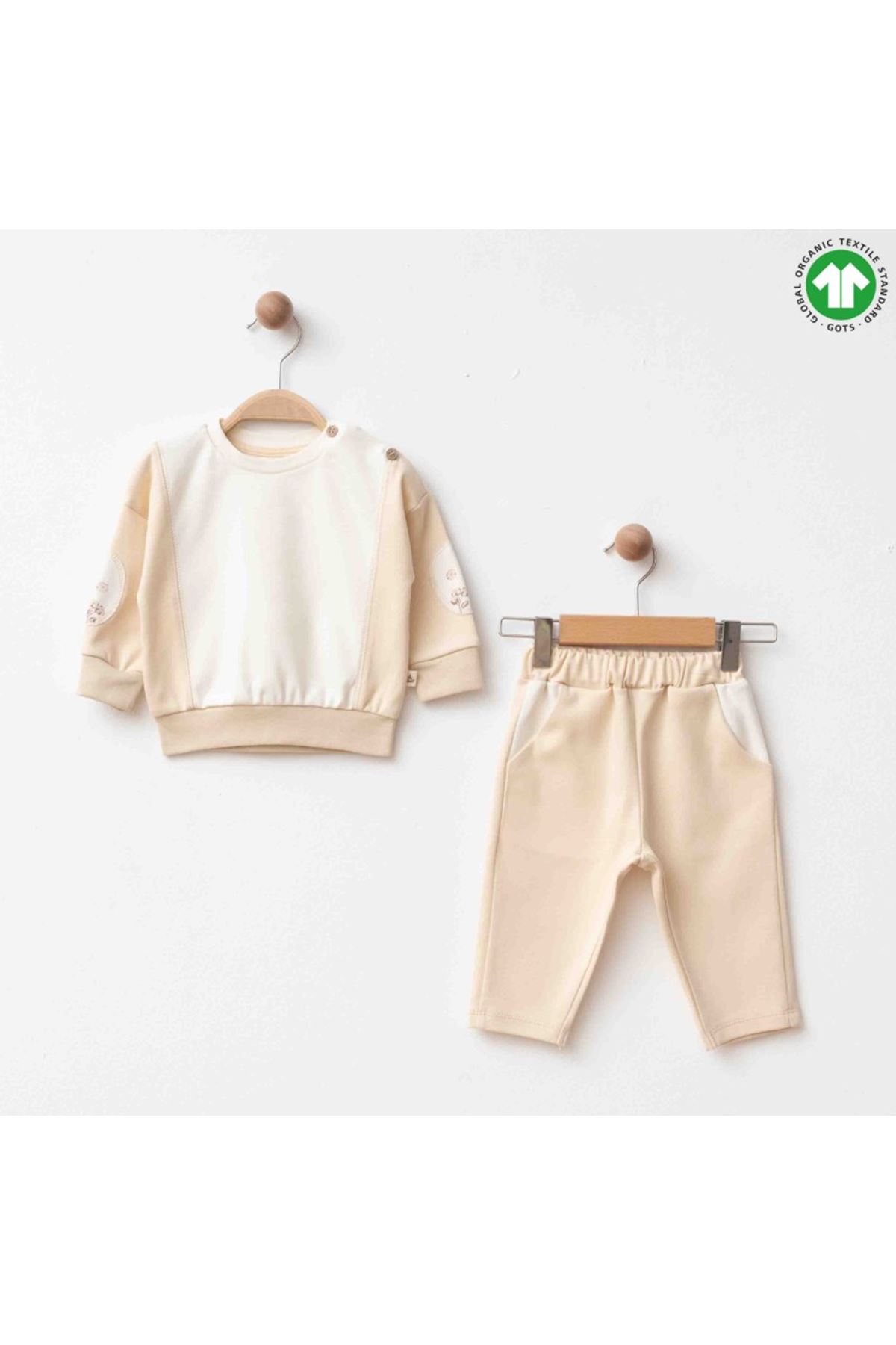 Eslenza Organik İkili Takım 2244 Bej