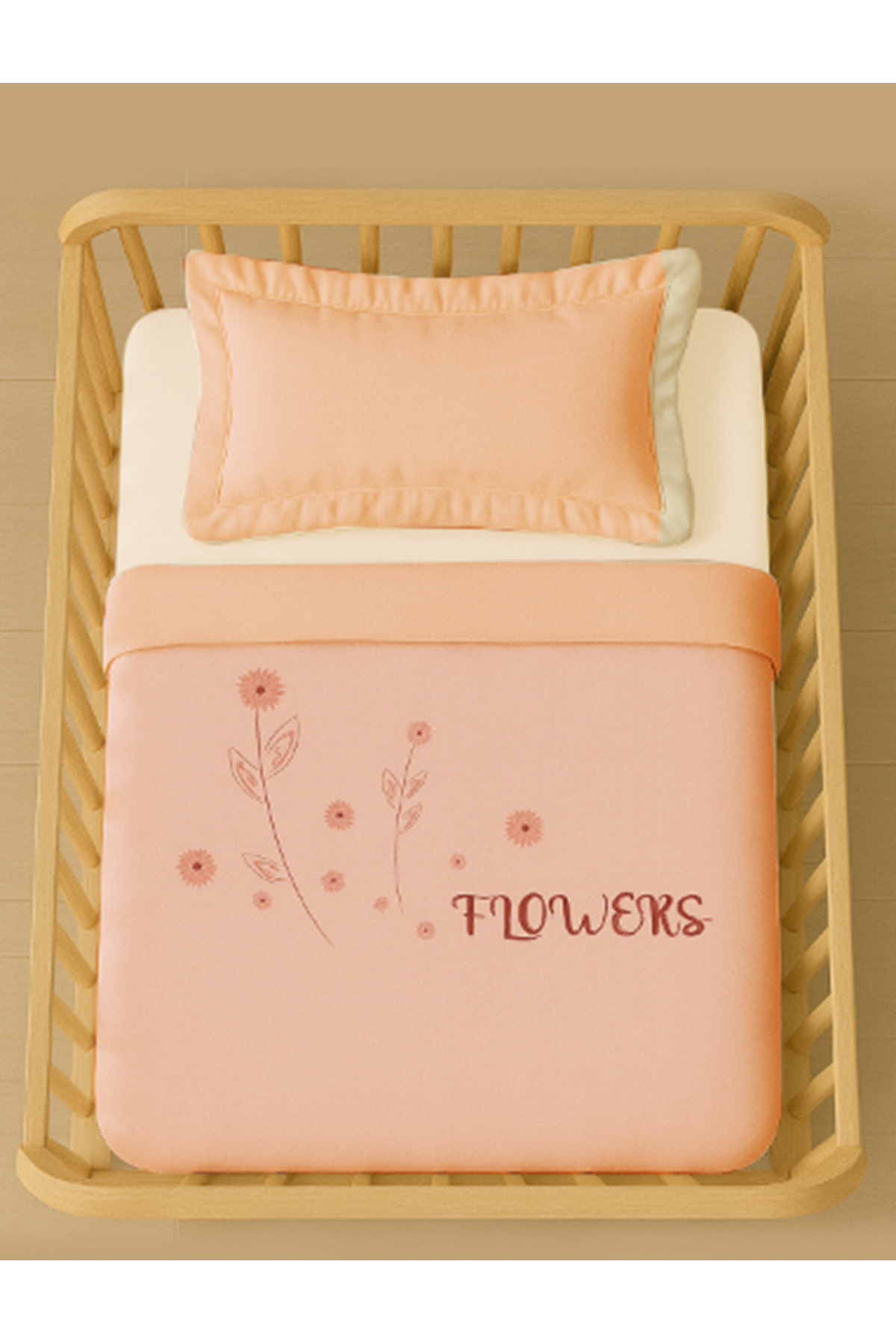 Bistyle Hello Flowers Pike Takımı 100x150 80118 Pembe