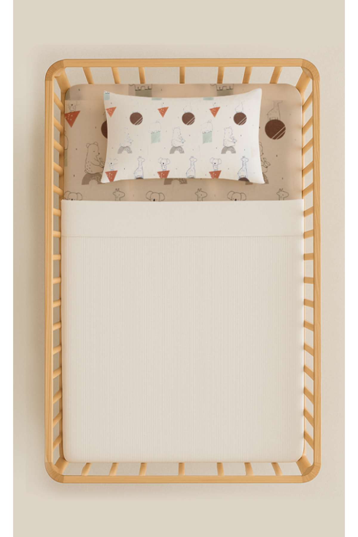 Bistyle Animals Pike Takımı 100x150 80127 Bej