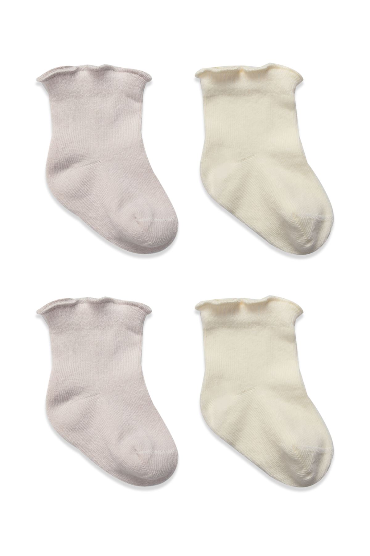 Bistyle Overlok Style Penye Soket Çorap 2li 10153 Taş