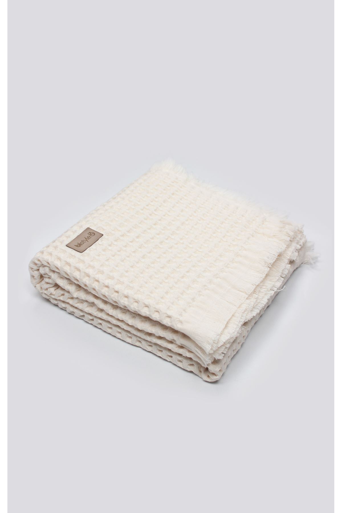 Bistyle Style Baby Pike Battaniye 110x110 70149 Ekru