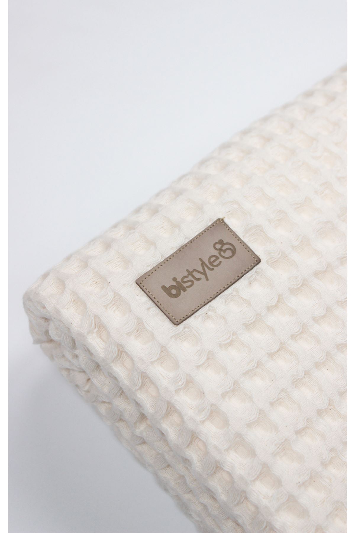 Bistyle Style Baby Pike Battaniye 110x110 70149 Ekru