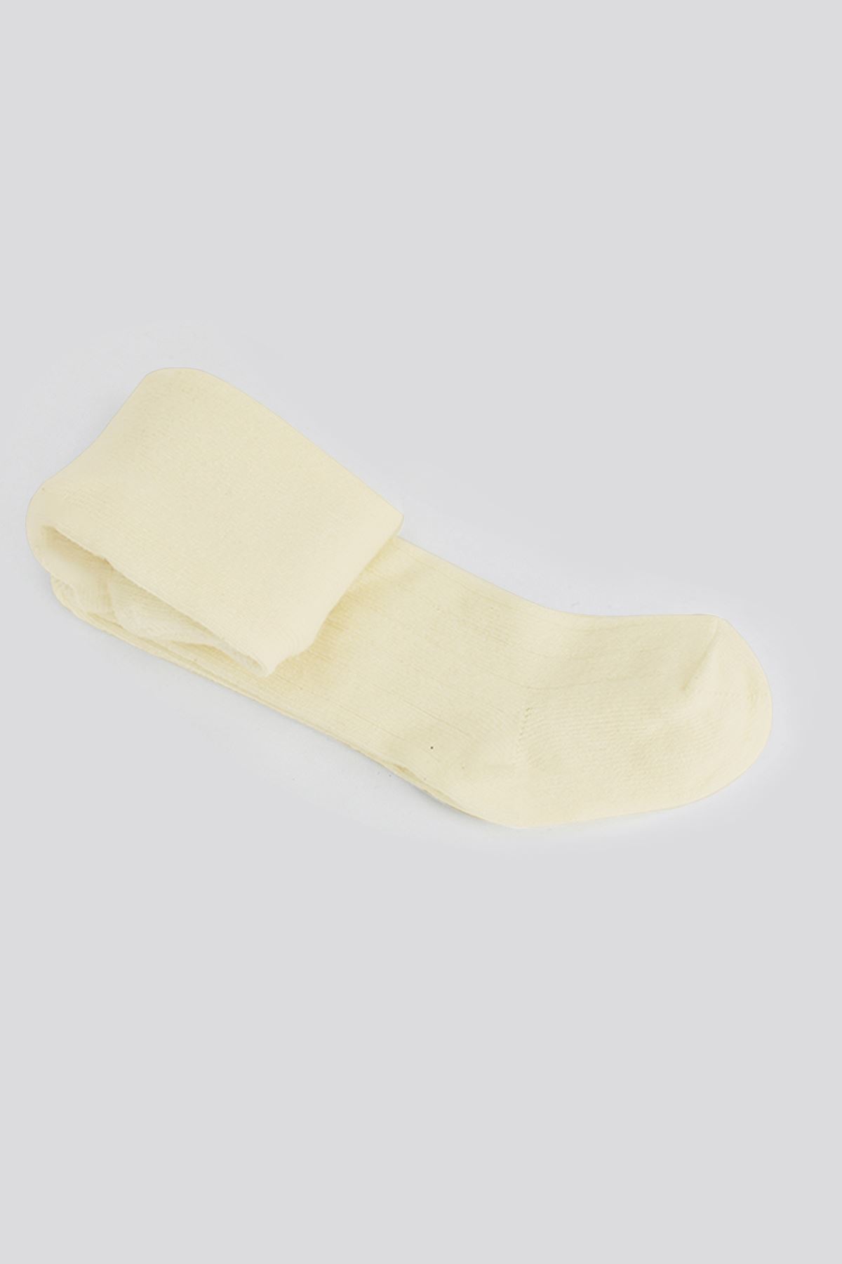 Bistyle Tekli Düz Külotlu Çorap 50104 Naturel