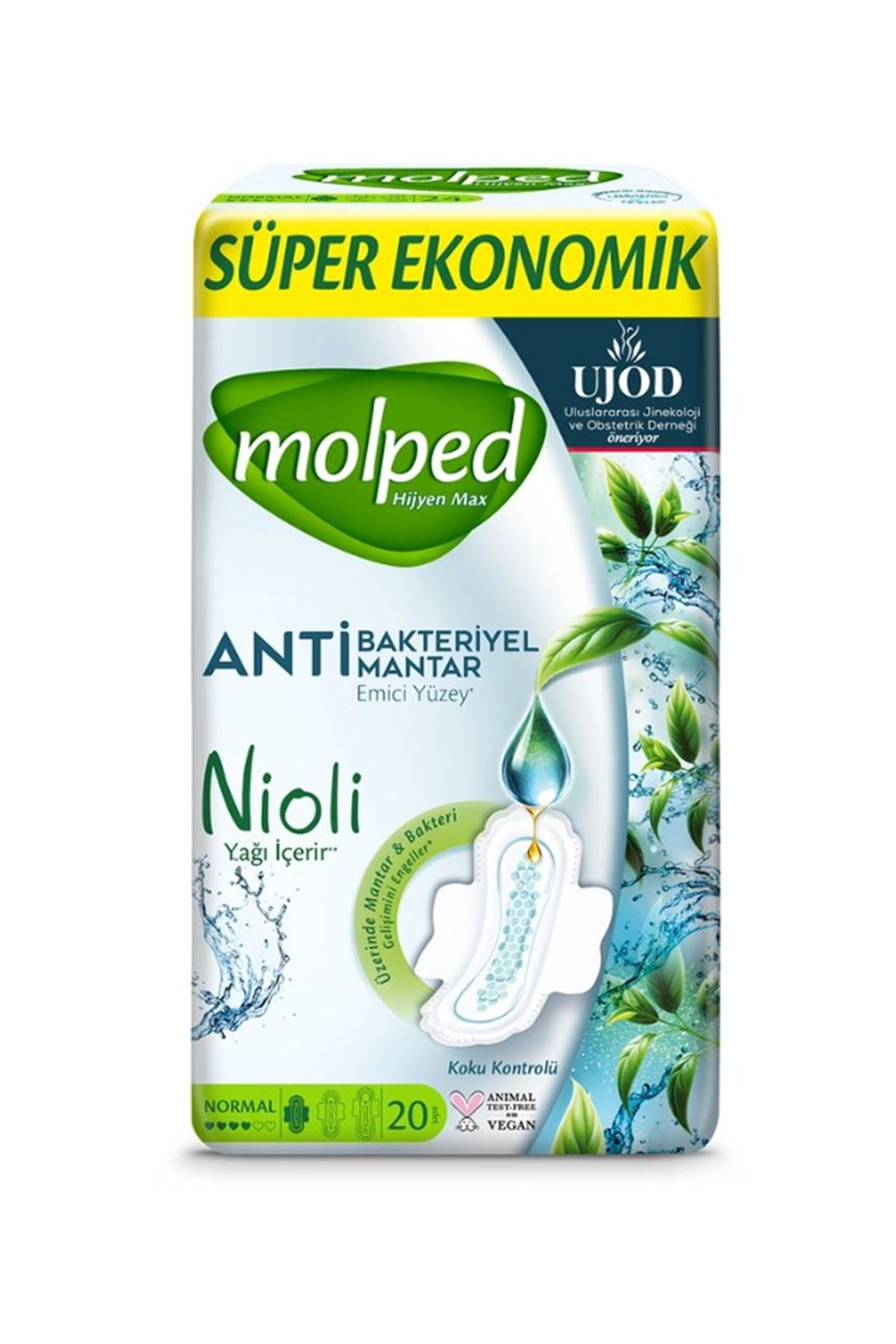 Molped Hijyen Max Süper Eko Normal Ped 20 Adet