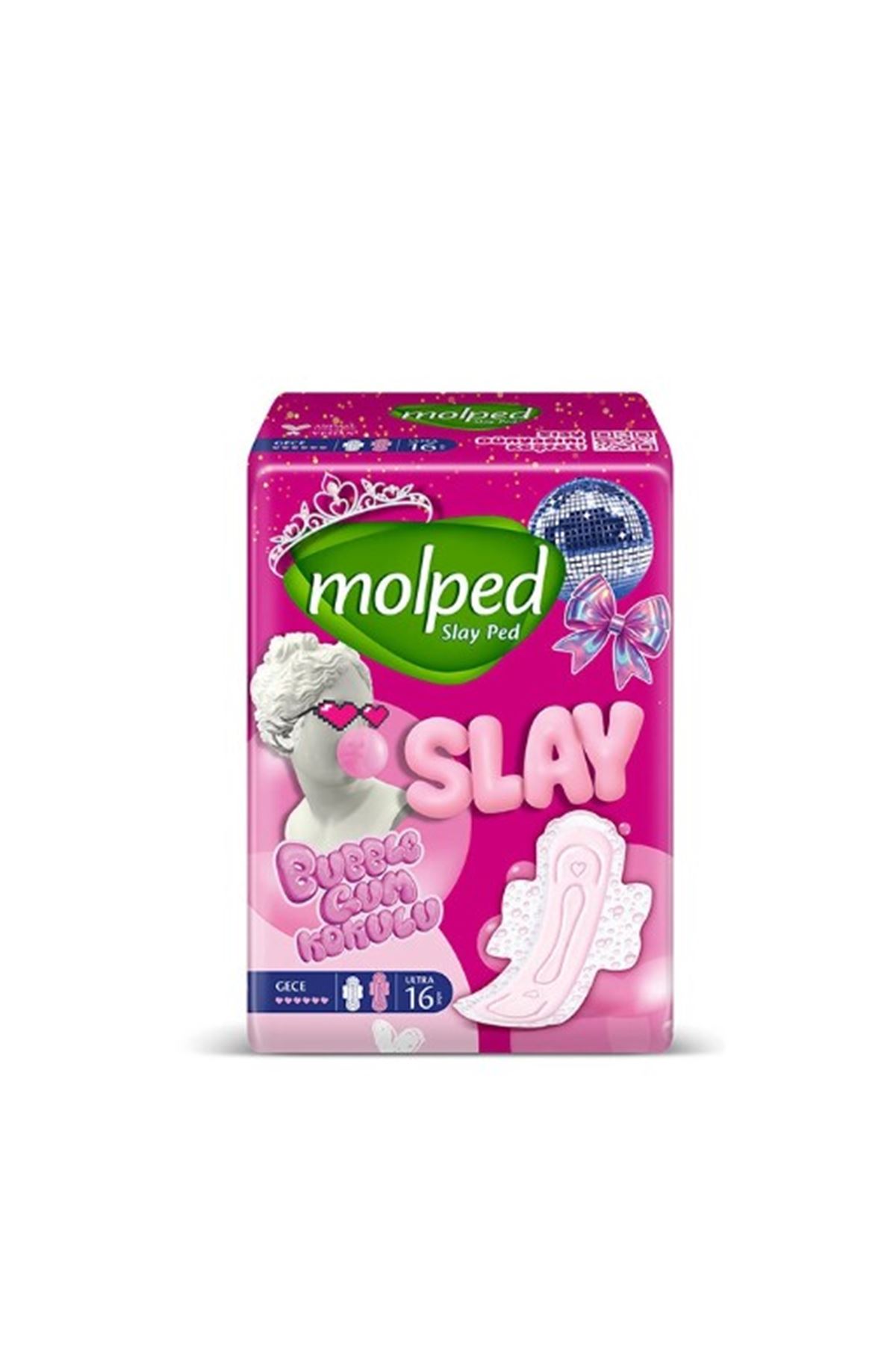 Molped Slay Süper Eko Gece Ped 16 Adet
