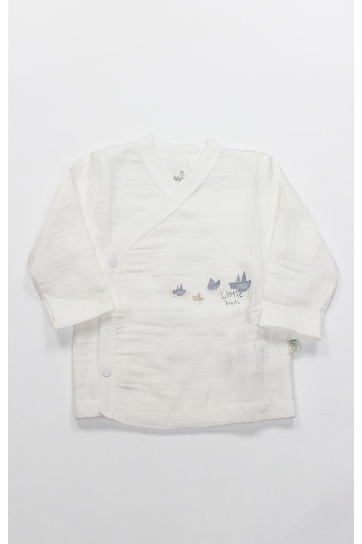 Bistyle 10lu Hastane Çıkışı Müslin Little Boats 11121 Ekru