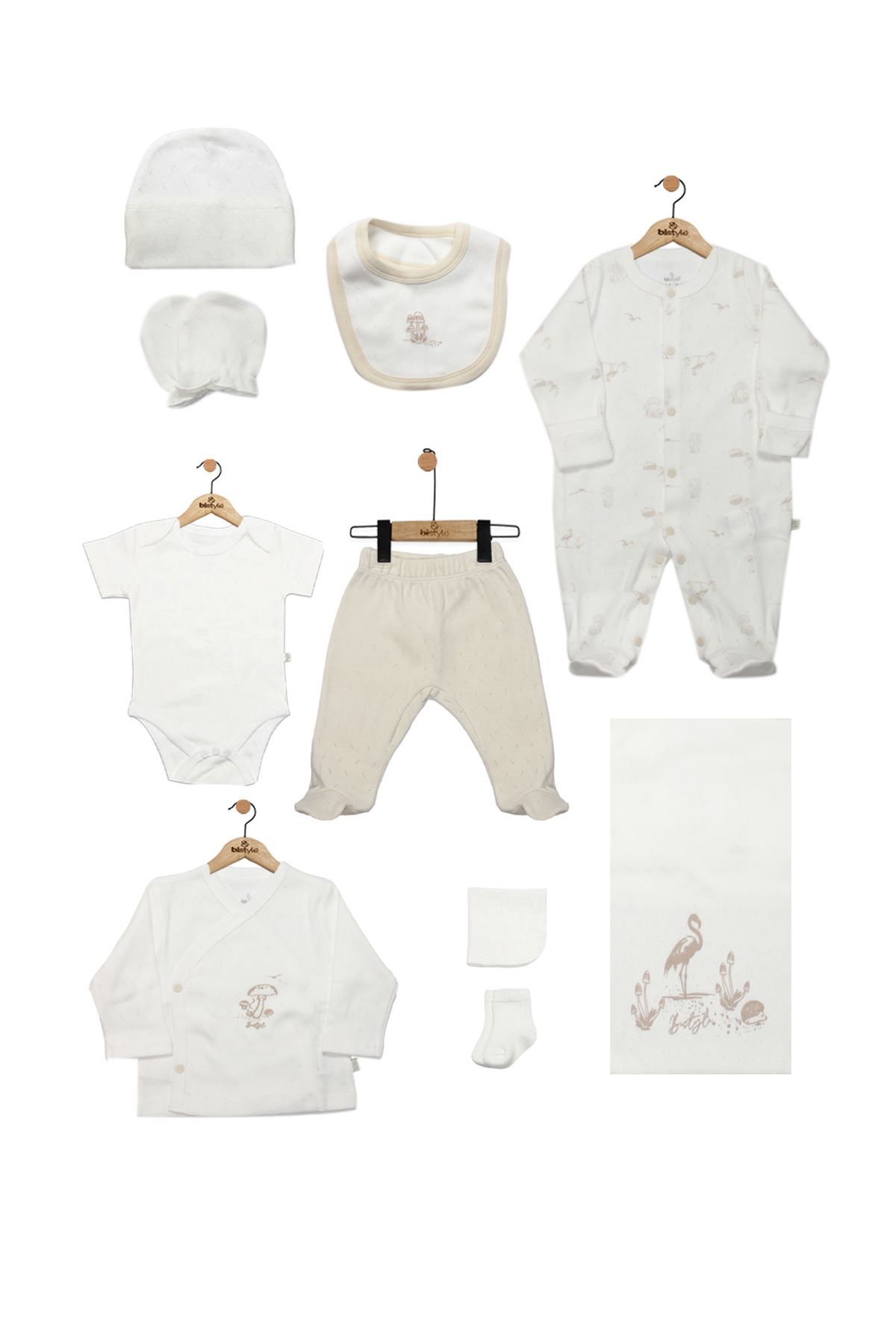 Bistyle 10lu Hastane Çıkışı My Favorite Zoo 11134 Ekru