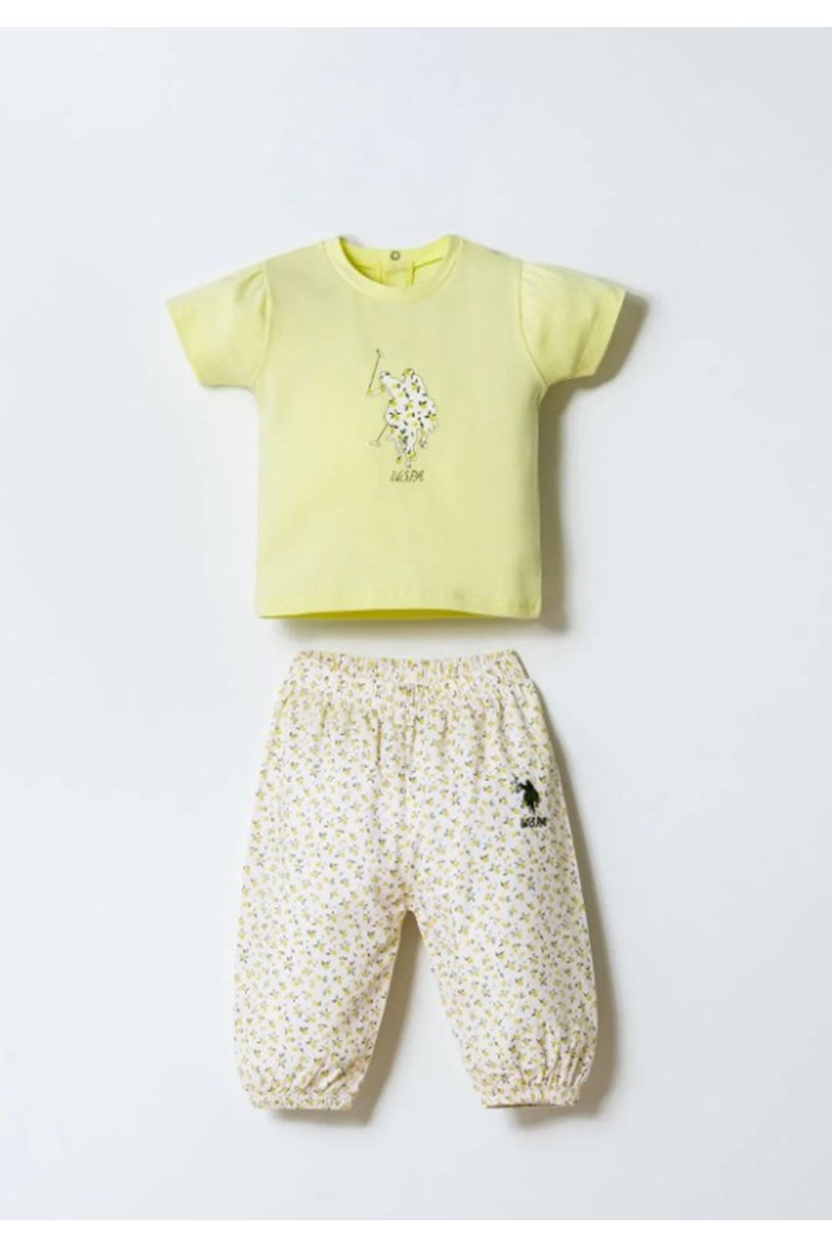 U.S. Polo 2li Takım USB3023 Sarı