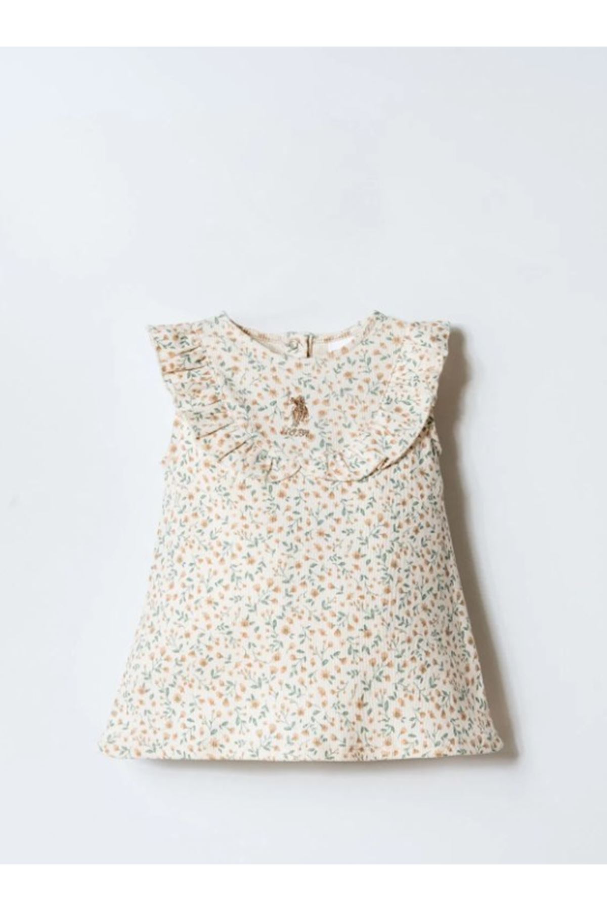 U.S. Polo Elbise USB2984 Ekru