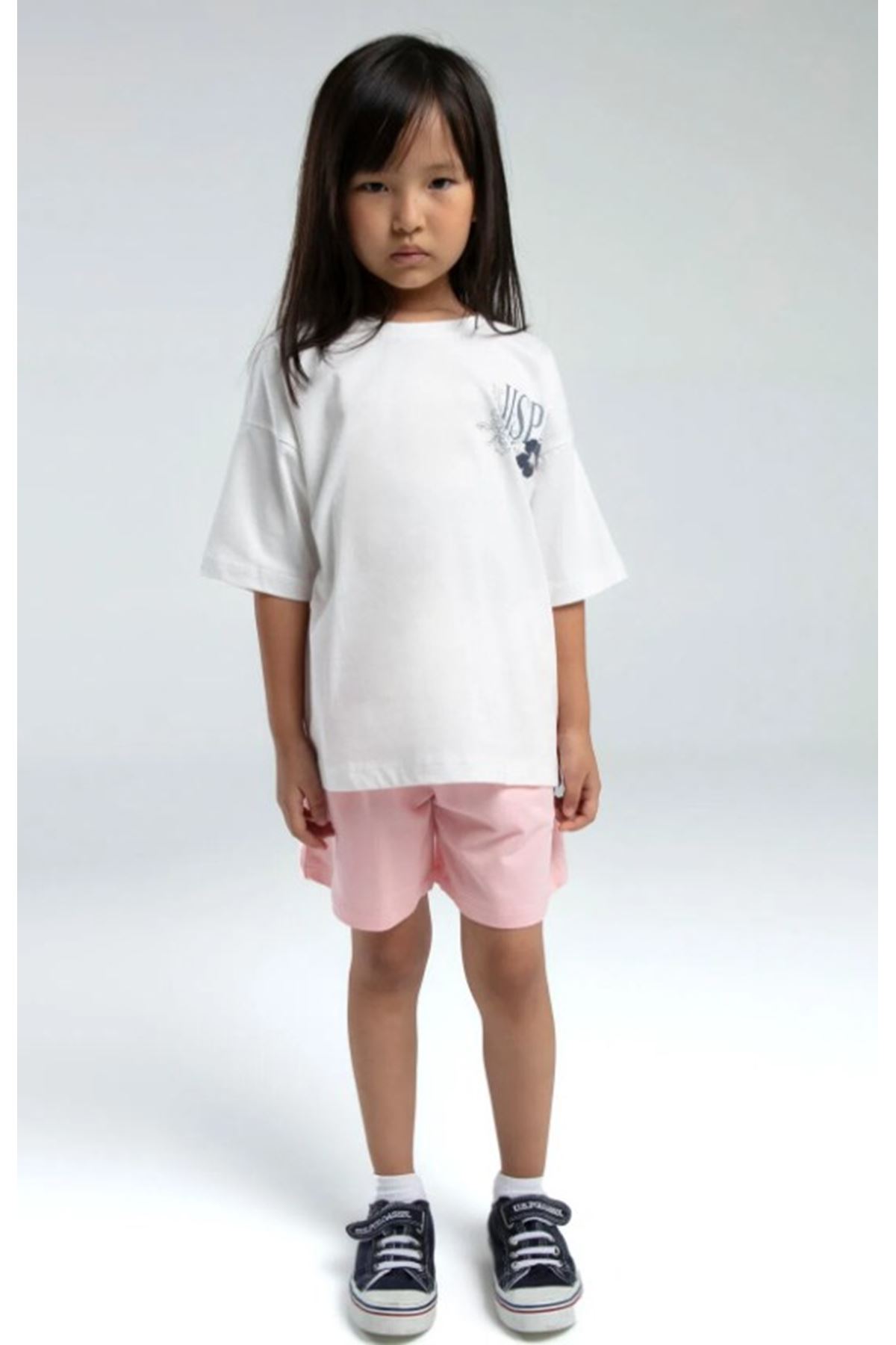 U.S. Polo Şort Takım US2072-G Beyaz