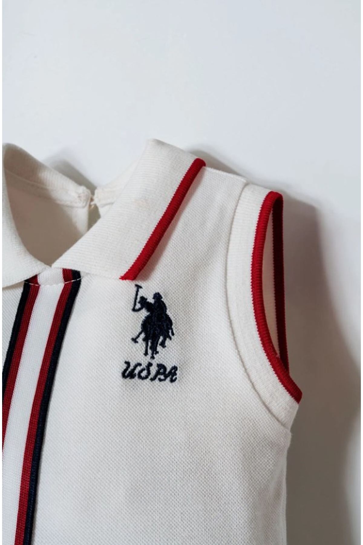 U.S. Polo Elbise USB2960 Beyaz