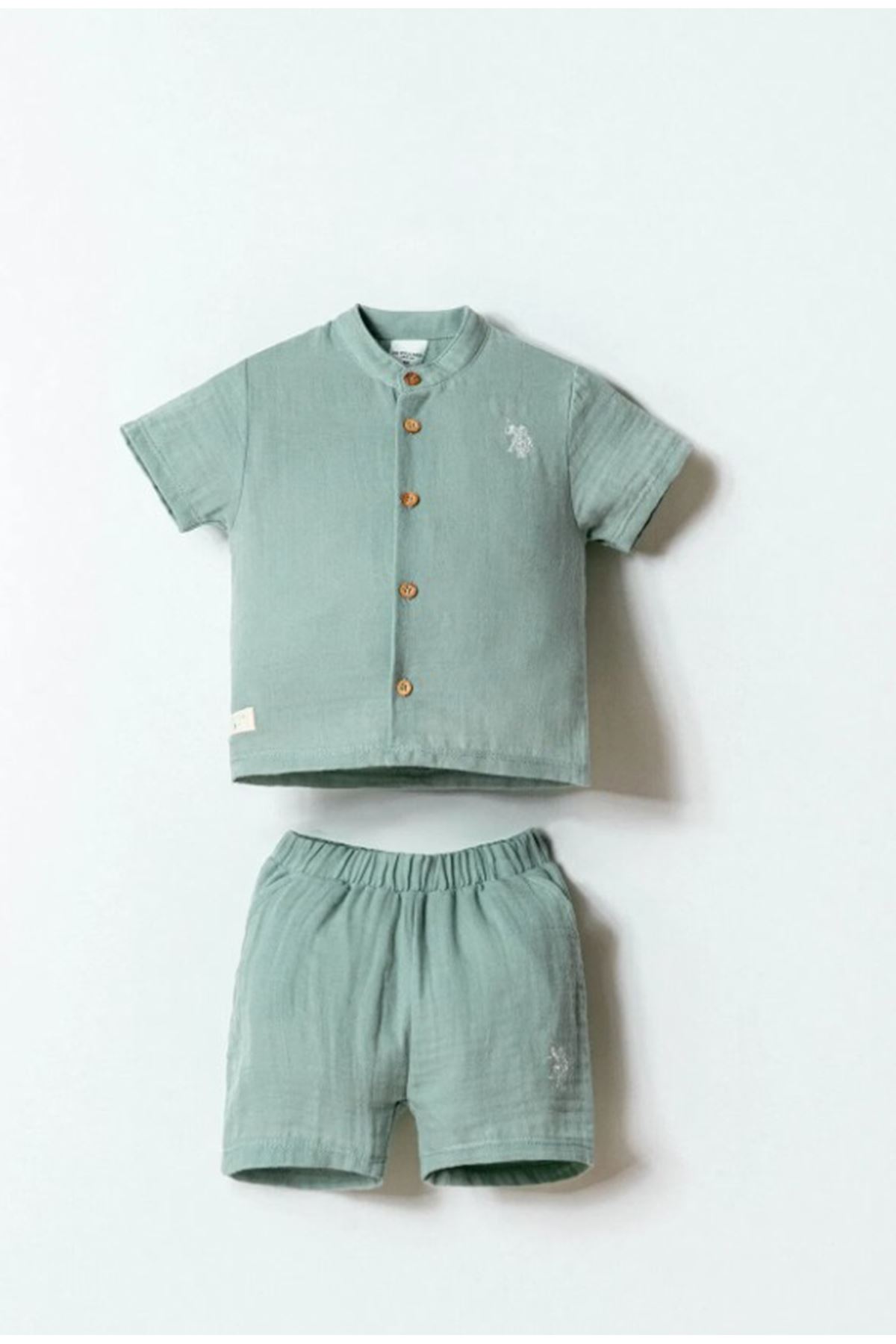 U.S. Polo Şortlu Takım USB2883 Mint