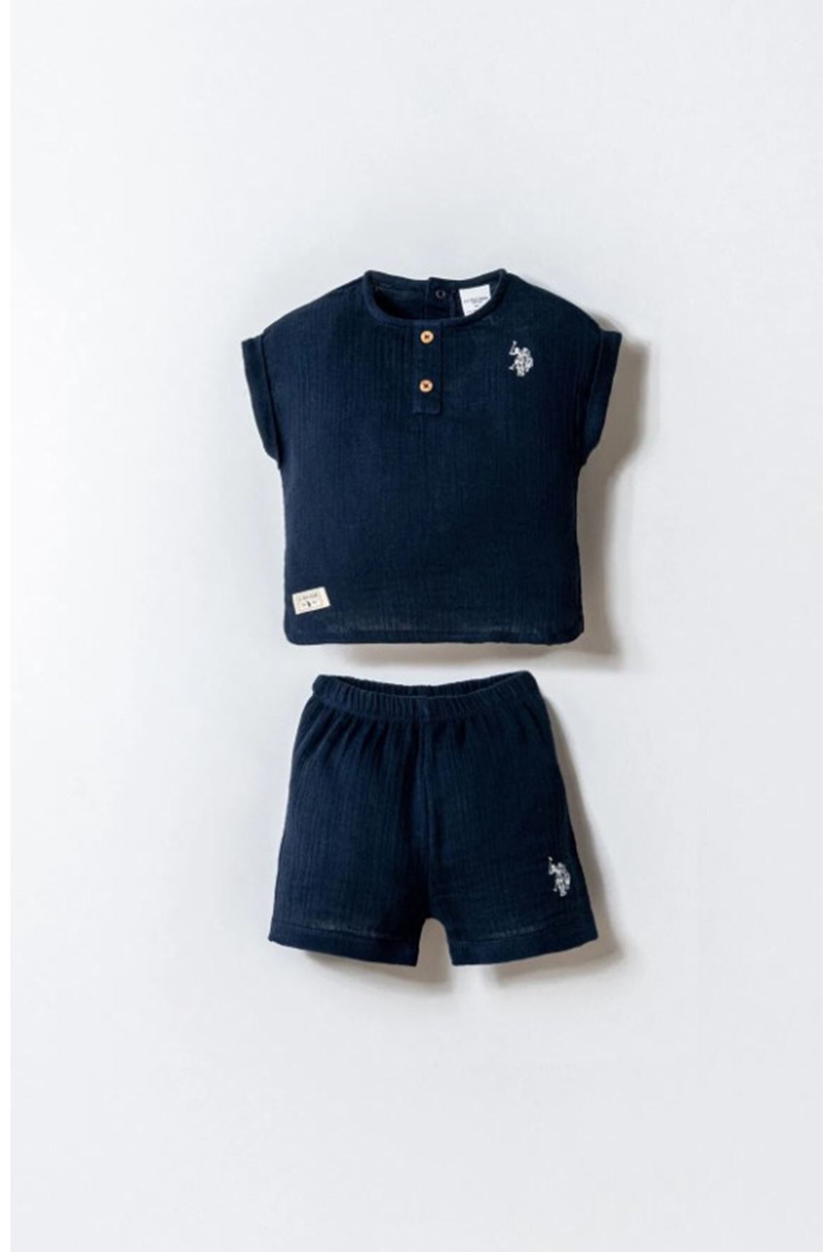 U.S. Polo Şortlu Takım USB2882 Lacivert