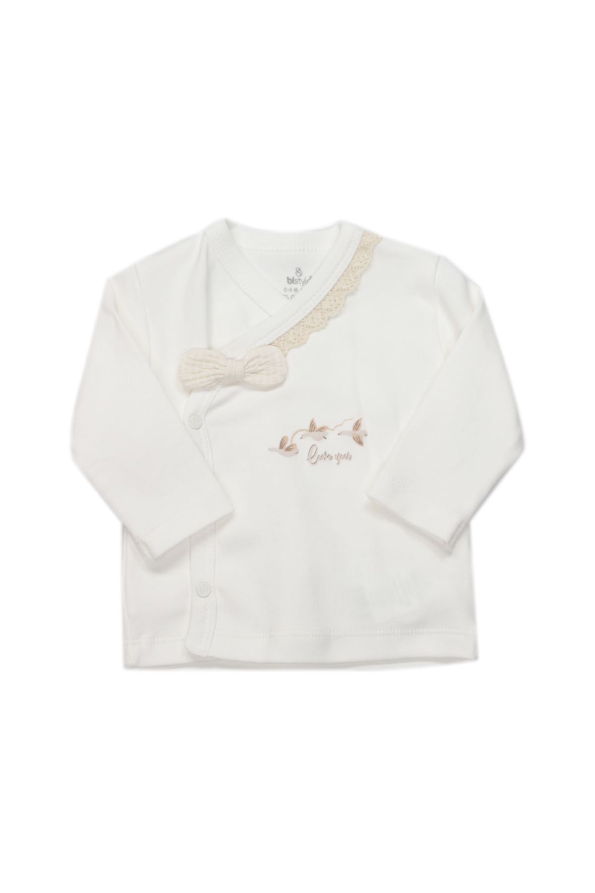 Bistyle 5li Hastane Çıkışı Love You Smile 12115 Ekru