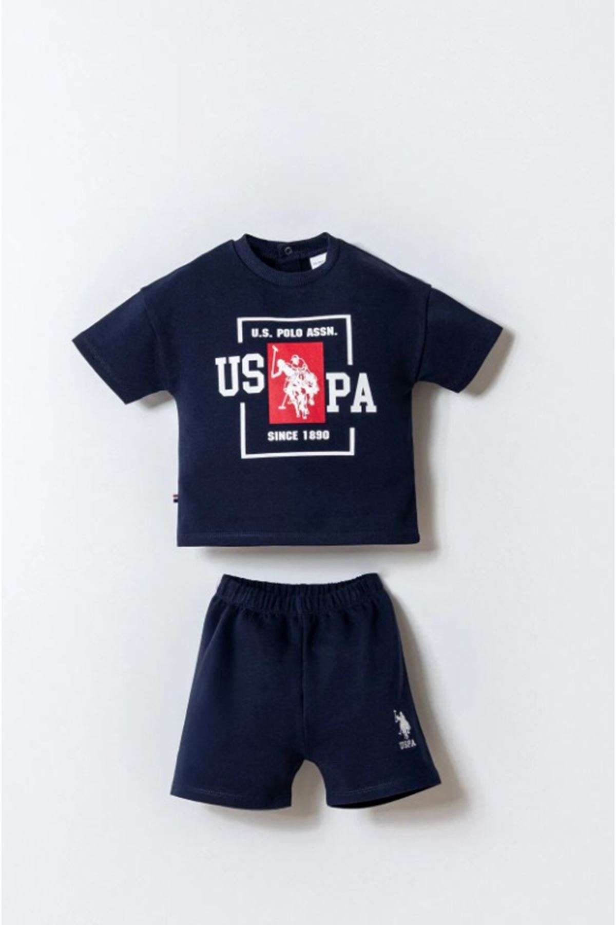 U.S. Polo Şortlu Takım USB2868 Lacivert