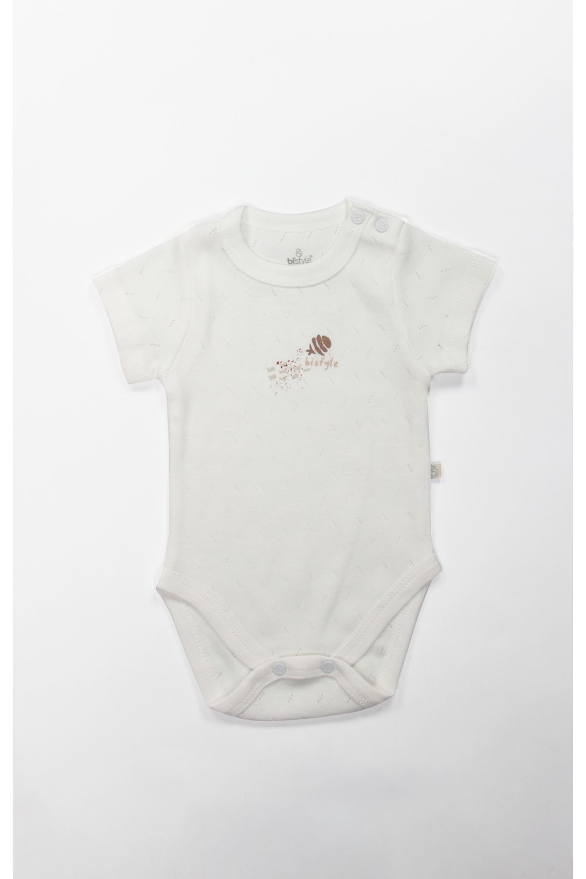 Bistyle Body Yarım Kol Ocean And Starfish 17182 Ekru