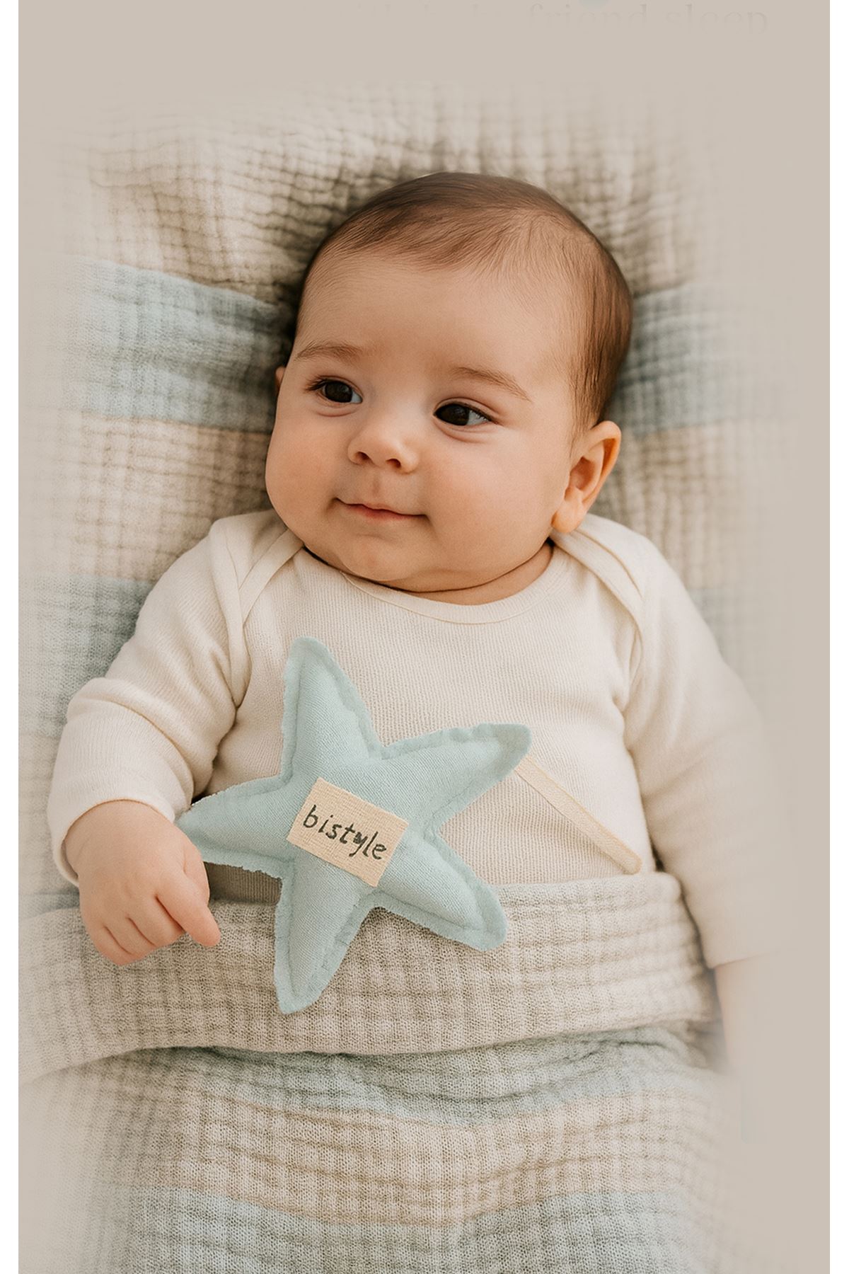 Bistyle Müslin Battaniye Uyku Arkadaşli My Teddy 70157 85x85cm Mint