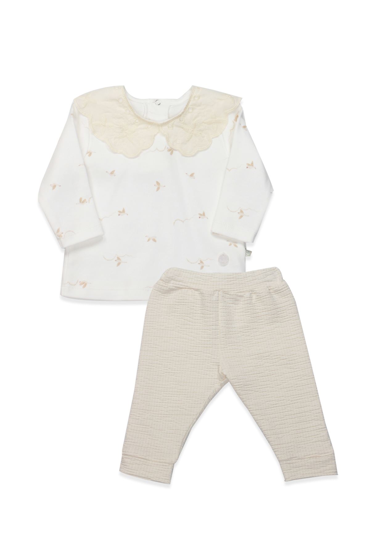 Bistyle 2li Takım Love You Smile 14123 Ekru