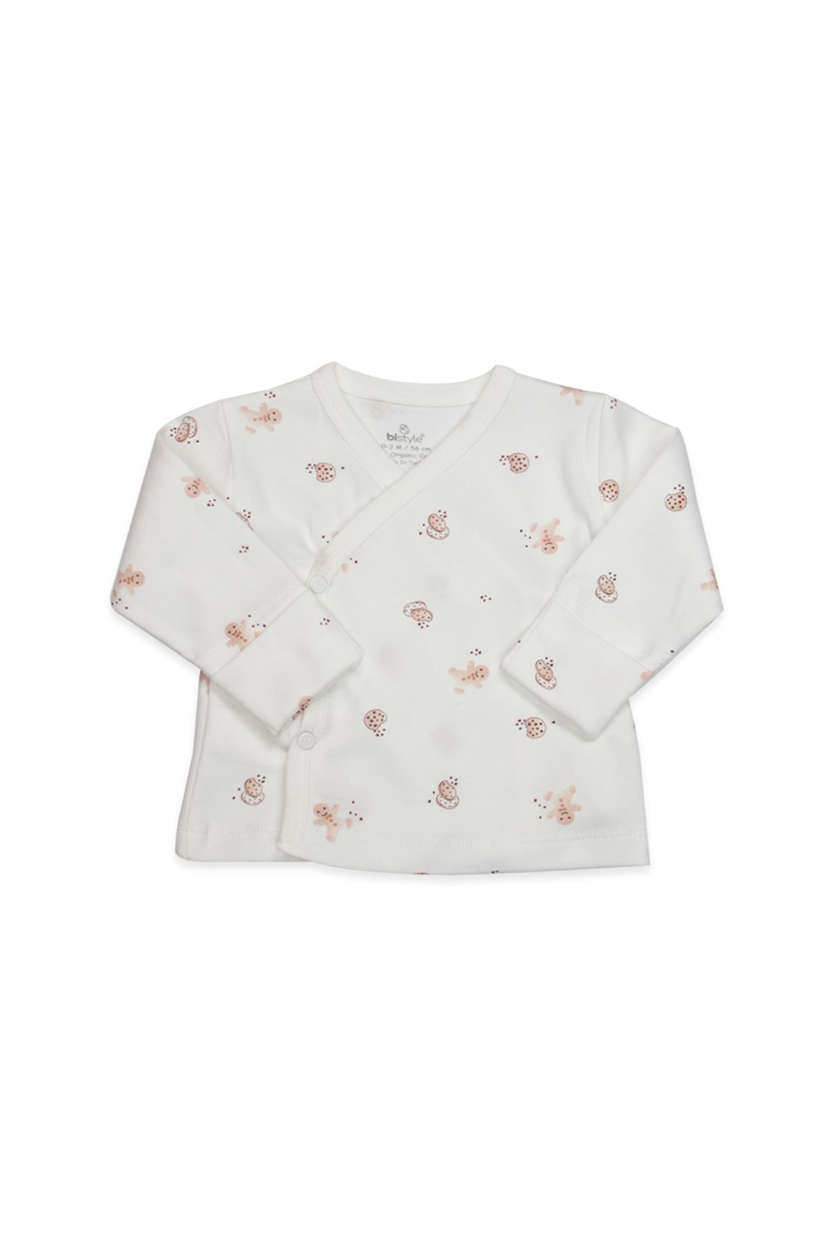 Bistyle 3lü Zıbın Takım Cookies Make Happy 13117 Ekru