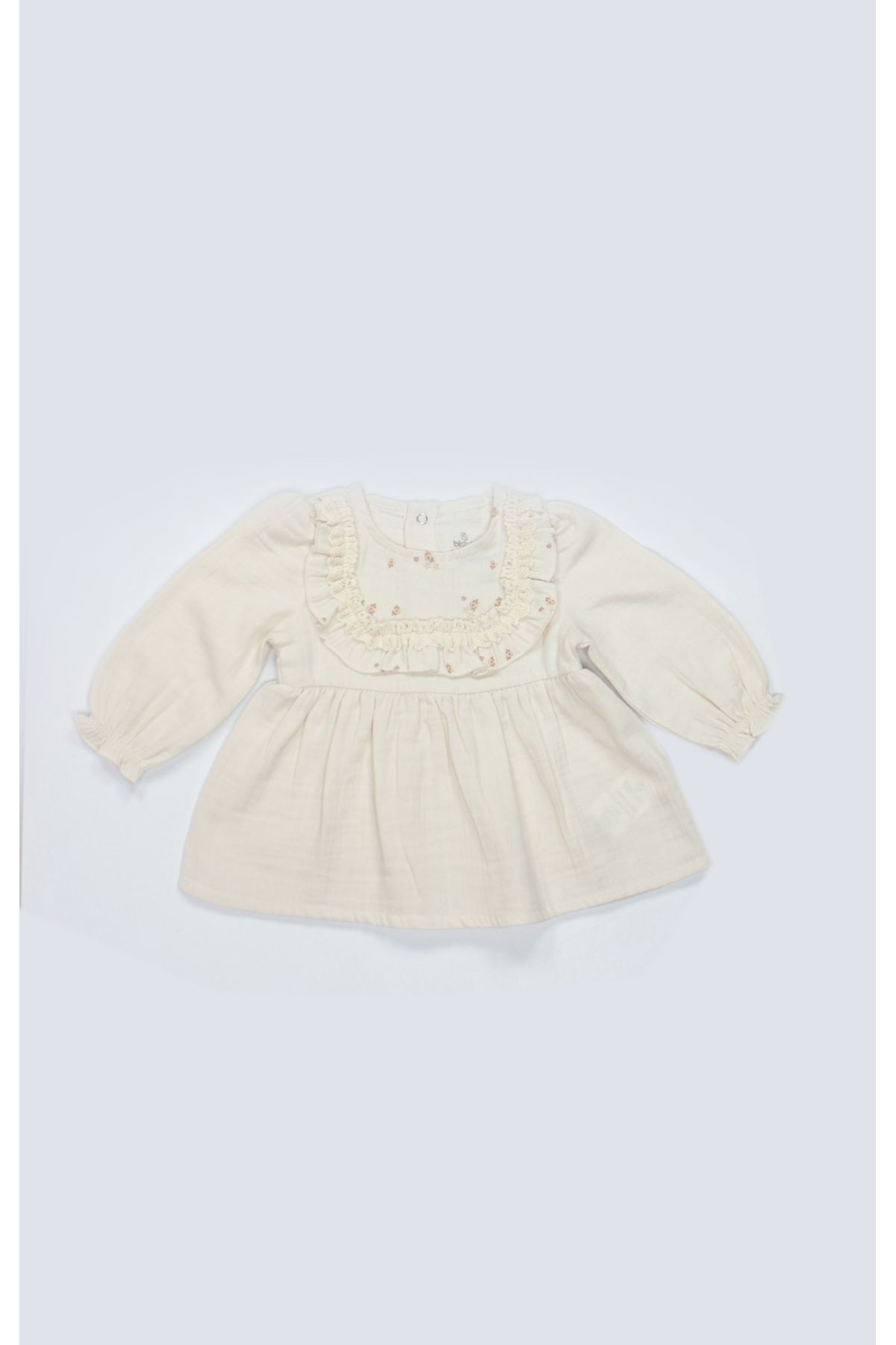 Bistyle 2li Takım Müslin Daisy Flowers 14130 Somon