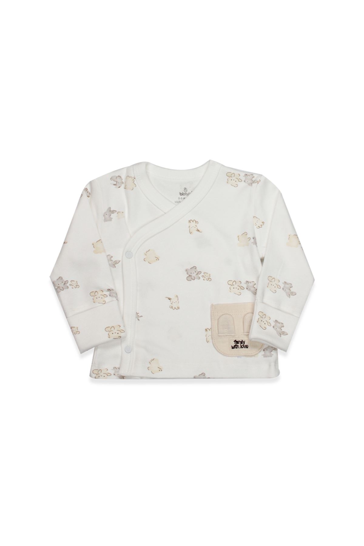 Bistyle 3lü Zıbın Takım With You Family 13121 Bej