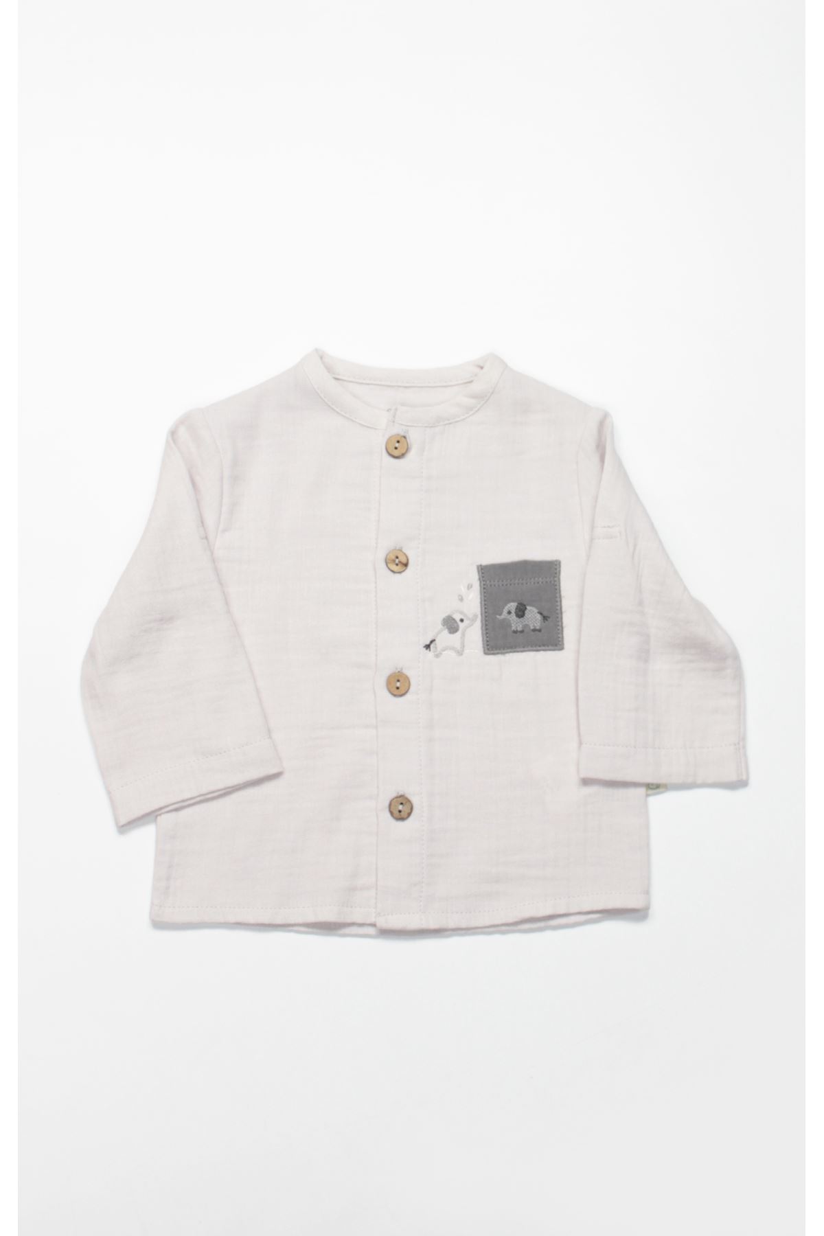 Bistyle 2li Takım Müslin Star Elephant 14143 Gri