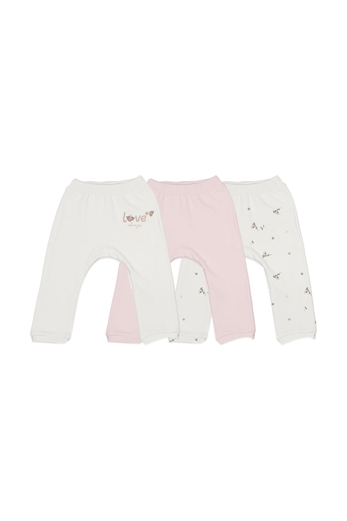 Bistyle 3lü Patiksiz Alt Love Grows Kutulu 16196 Ekru