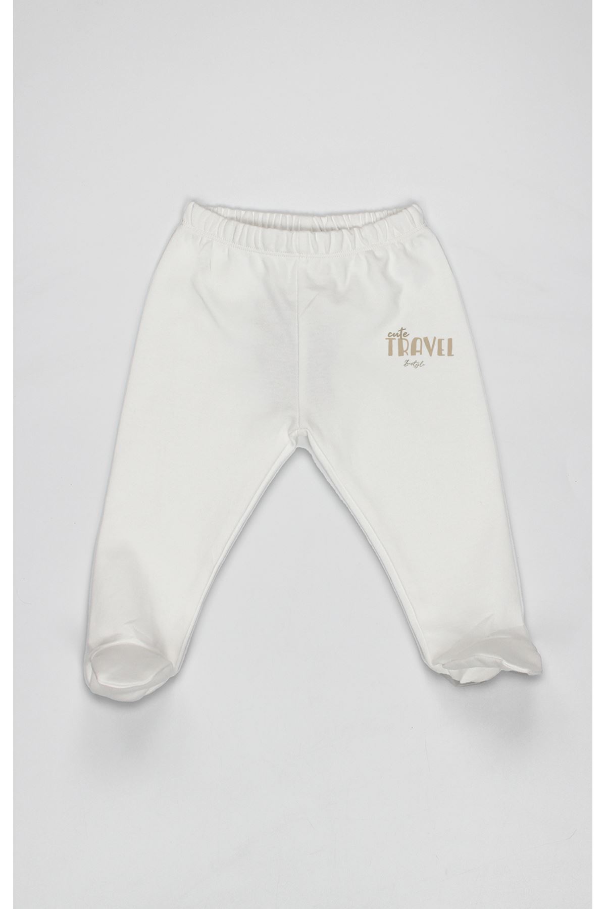 Bistyle 3lü Patikli Alt Travel Clasic Kutulu 16165 Ekru