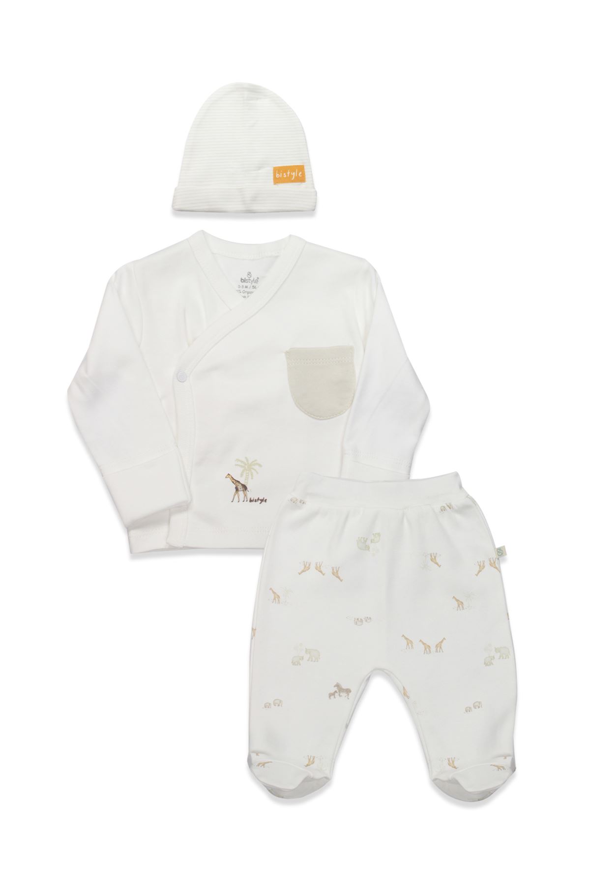 Bistyle 3lü Zıbın Takım Safari Forewer 13128 Yeşil