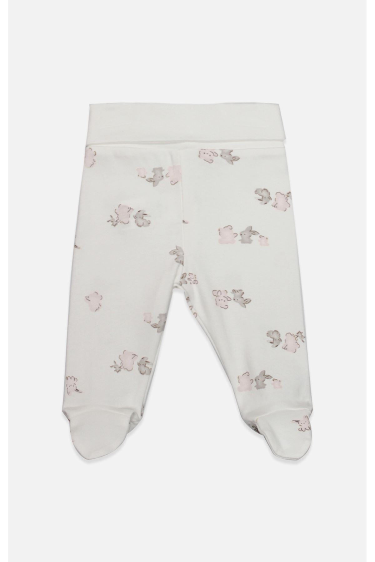 Bistyle Patikli Alt Love You Family 16150 Pudra