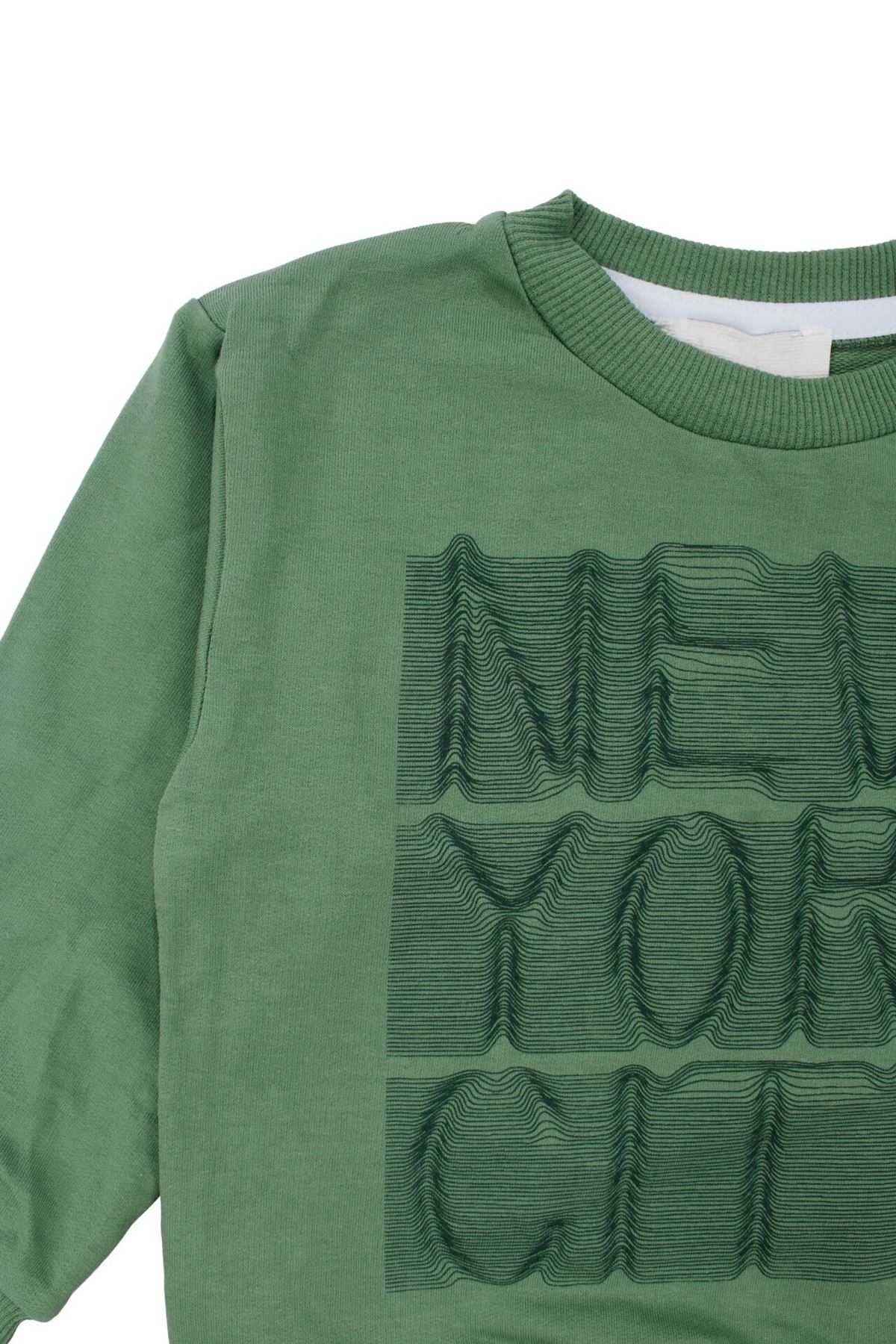 Erkek Çocuk Yeşil New York Yazılı 2'li Takım