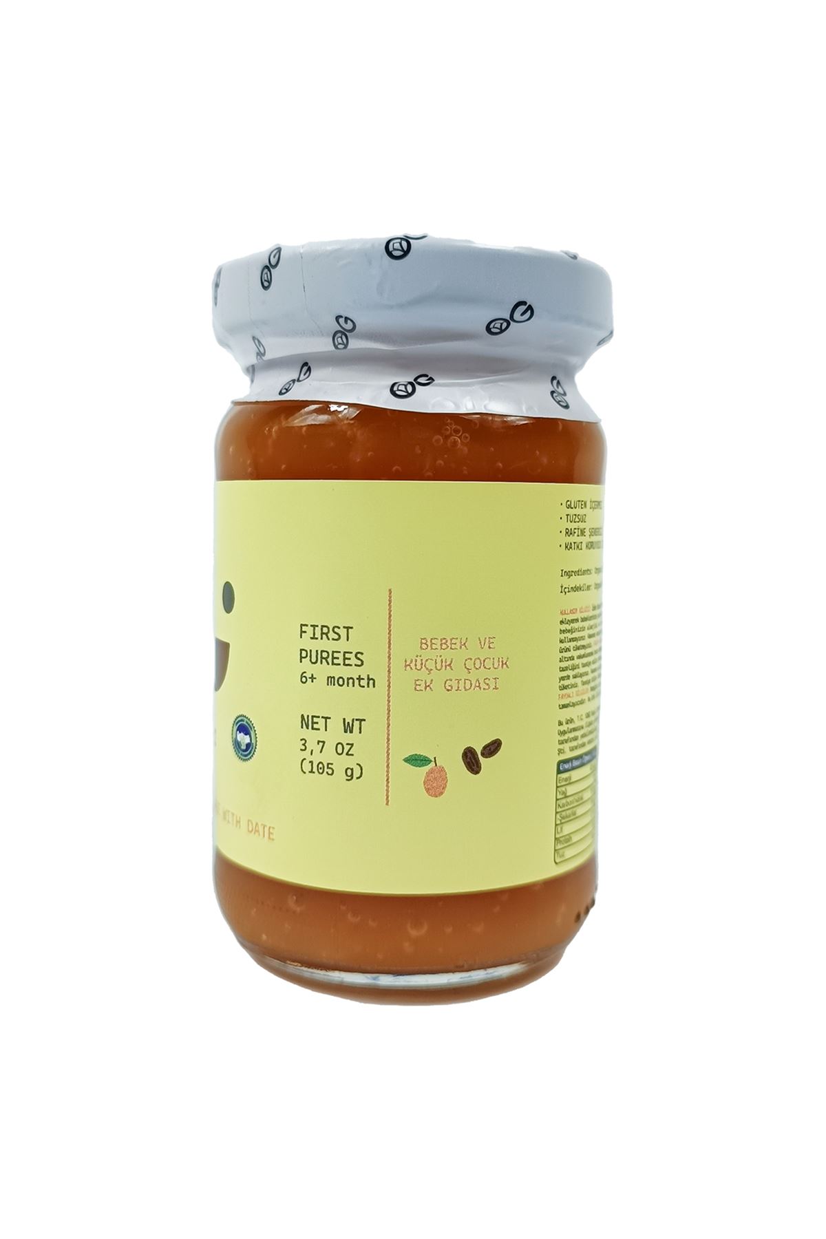 OG Natural Organik Hurmalı Kayısı Püresi 105 Gr