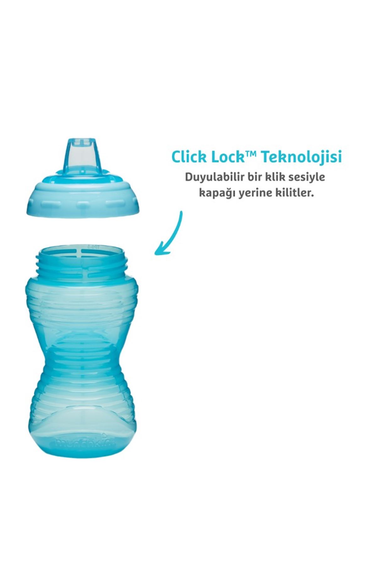 Munchkin Might Grip Alıştırma Bardağı 296ml 9ay+ Mavi