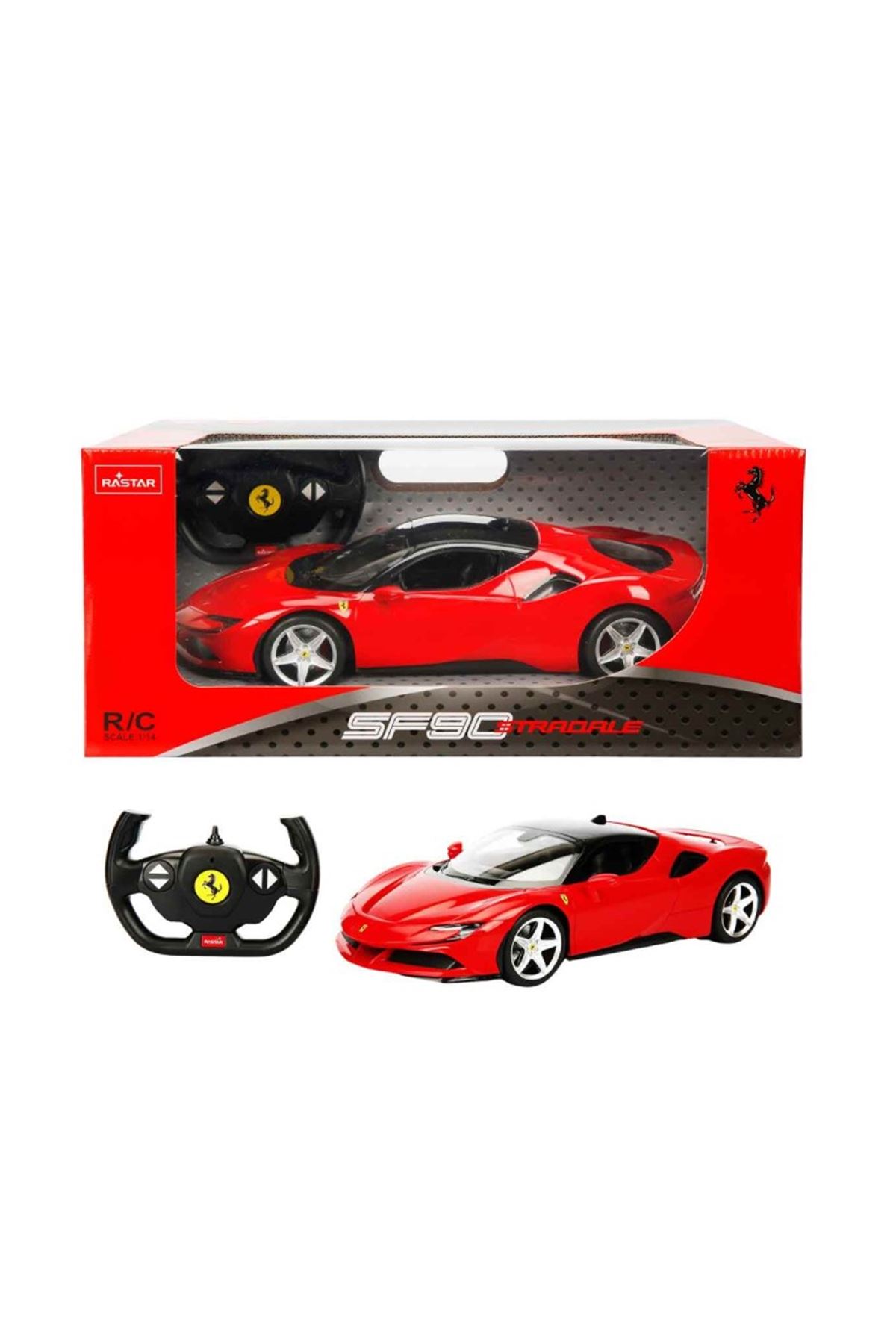 Sunman 1:14 Ferrari SF90 Stradale Işıklı Uzaktan Kumandalı Araba S01097300